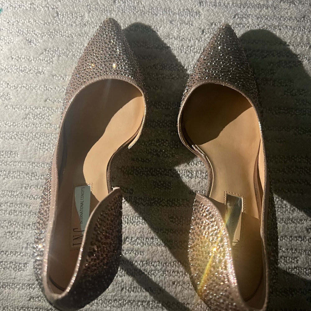 Elegant Sparkling Stilettos INC International Concepts Slightly Used) 9.5 size